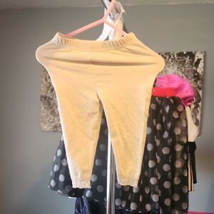 Cream Baby Leggings 12m